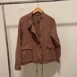 Free People Dark Rose/ Brown Jacket